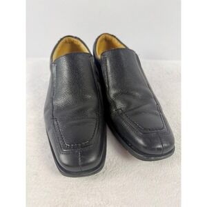 Florsheim Men's Black Leather Slip-On Dress Loafers Size 8D Brazil